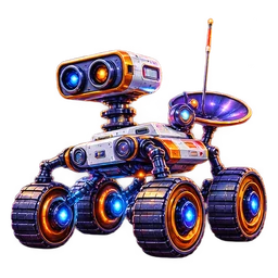Rover Robot symbol art